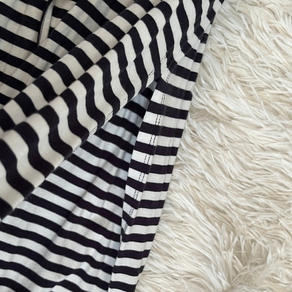 BAR III Tiered Strapless Maxi Dress | Black White Stripe | Size Medium - Picture 13 of 13